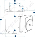 Straightpoint Wni Wireless Loadsafe Compression Load Cell Dimensions
