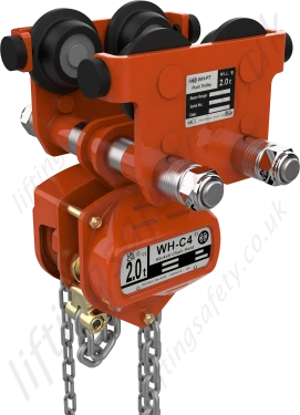William Hackett C4 Combined Chain Hoist and Push Travel Trolley