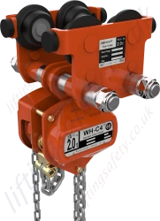 William Hackett C4 Combined Chain Hoist and Push Travel Trolley