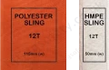 100% Polyester and 100% HMPE Size Comparison