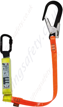 Fall Safe FS531-AB TUFF PU Coated Fall Arrest Lanyard