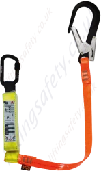 Fall Safe FS531-AB TUFF PU Coated Fall Arrest Lanyard