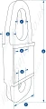 Straightpoint Towcell Wireless Load Cell Dimensions