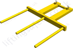 2 Drum Forklift Tines