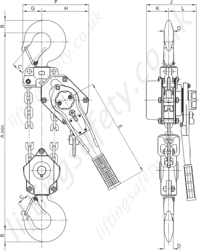 Pt B 6300kg Dimensional Drawing Pt B 6300kg Dimensional Drawing