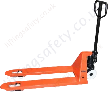 EcoWarrior 2500kg Euro Pallet Truck 1150 x 540mm, Tandem Nylon