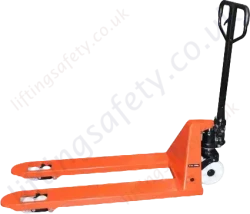 EcoWarrior 2500kg Euro Pallet Truck 1150 x 540mm, Tandem Nylon
