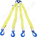 4 Leg Fibre Sling With Sling Hooks