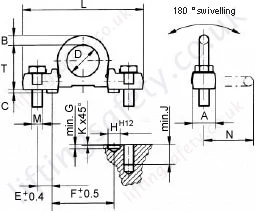 Rud rbg-3 load ring dimensional drawing Rud rbg-3 load ring dimensional drawing