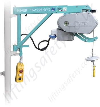 Imer TR225 NEO, 200kg Scaffold Hoist, 30m, 110v with Telescopic Frame