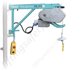 Imer TR225 NEO, 200kg Scaffold Hoist, 30m, 110v with Telescopic Frame