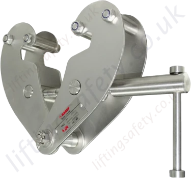 Hadef 221/25 VA Stainless Steel Beam Clamp