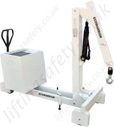Counterbalanced Crane at Minimum Reach - Lowered