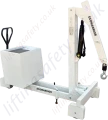 Counterbalanced Crane at Minimum Reach - Lowered