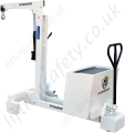 Rear Side Of Counterweight Box and Transport Handle With Arm Raised