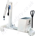 Rear Side of Counterweight Box and Transport Handle
