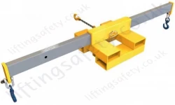 Fork Lift Truck Mounted Cross Beam Jib Lifting Attachment - Capacity 500kg/2000kg