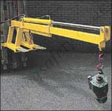 Fork Lift Truck Tine Mounted Hydraulic Ram Operated Telescopic Extender Jib Attachment Range From 210kg To 1000kg Liftingsafety