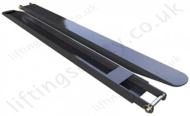 'Open Base' Fork Lift Truck Tine Extensions, Length Range from 1500mm - 2000mm