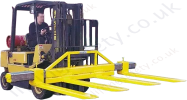 Adjustable Four Fork Forklift Truck Attachment