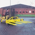 "Four Fork" Fork Truck Attachment. Adjustable Tines (Variable Width) Made to Customers Specification