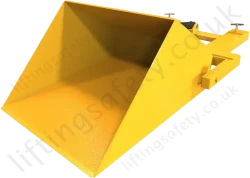 Hydraulic Scoop Bucket Attachment Front Side