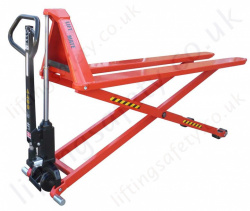 High Lift Pallet Trucks. Manual Operation. Capacity up to 1500kg, 800mm Lift Height