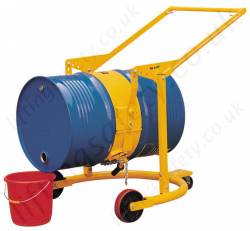 Economy Manually Manoeuvred Mobile Drum Carrier. Floor Operated with Lever Action Lifting  - 364kg