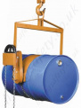 Economy Imported Overhead Crane Mounted "Geared Rotation" Drum Lifter and Rotator