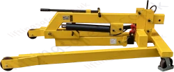 2 Tonne Folding Floor Crane Fully Folded