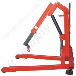 2000kg Folding Floor Crane