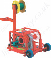 LiftingSafety Electric Capstan Pulling Winch. Twin Drums at 1500kg and 2500kg Line Pull, 110v or 240v options