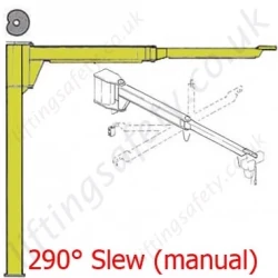 Donati CBB Articulating Free Standing Swing Jib Crane - 125kg to 500kg