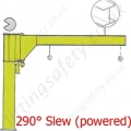 Donati CBE UB 'I' profile Under Braced Power Slew Jib - upto 2000kg SWL