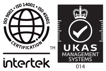 Intertek ISO 9001, 14001 and 45001 Certified